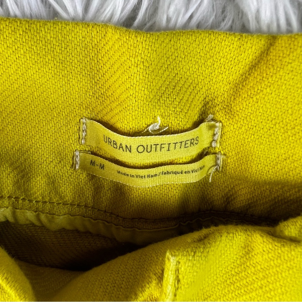 Urban Outfitters Yellow High-Waist Cotton Capris - Picture 14 of 14